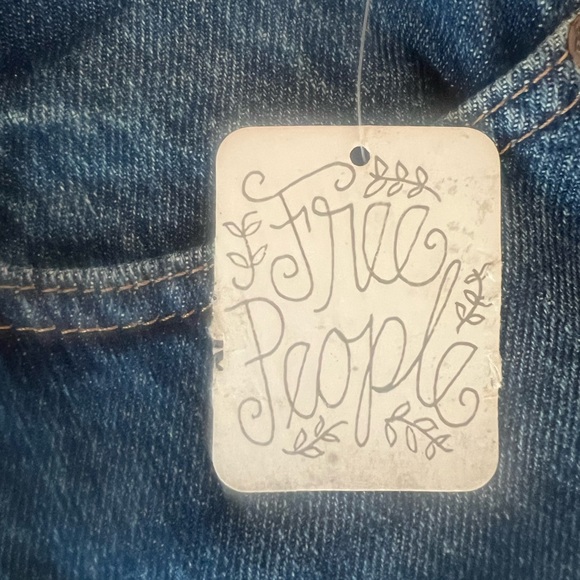 We the free Bailey denim hemmed skirt - Picture 4 of 10